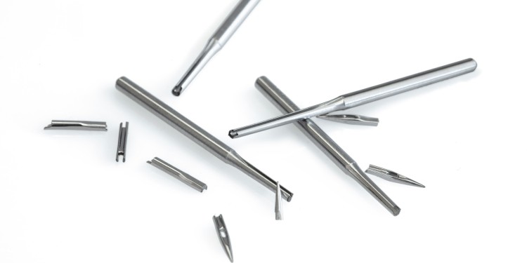 Broken sewing machine needles